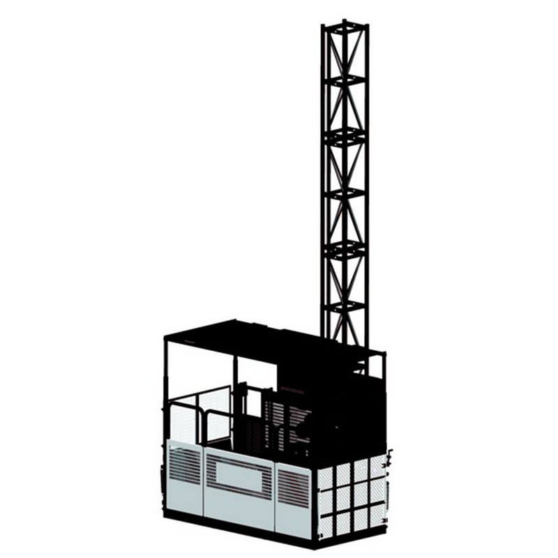 Man and material hoist with dual electrical control (2)