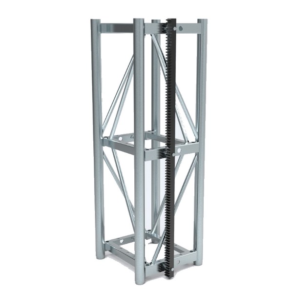 mast section with rack